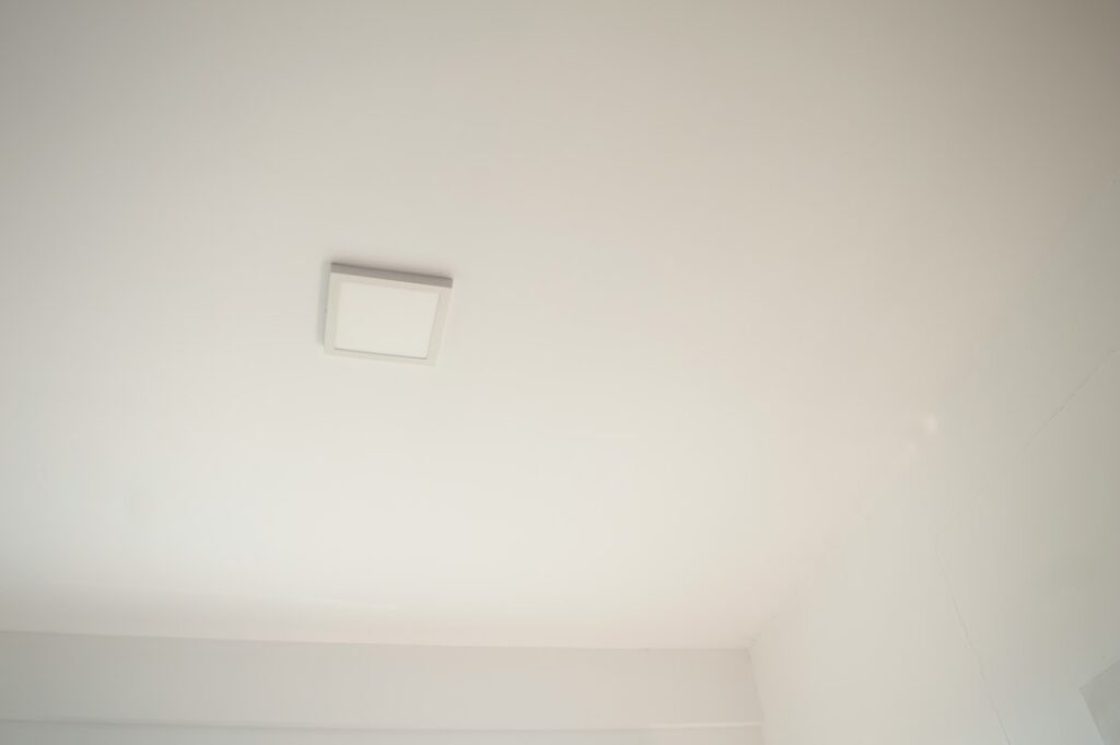 Ceiling area checked for water damage in a Las Vegas home