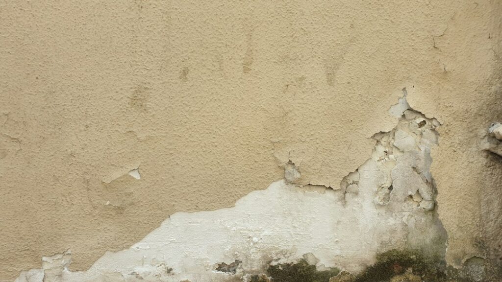 Hidden water damage in Las Vegas wall after a leak